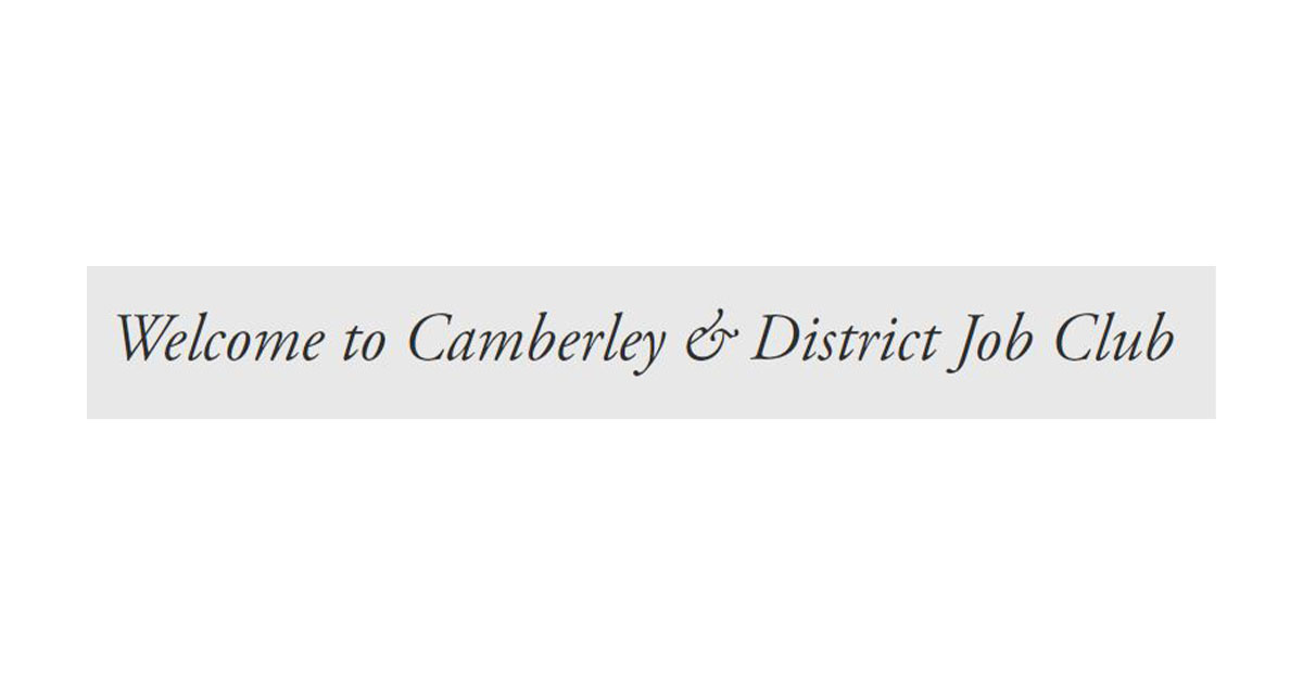 Camberley and District Job Club